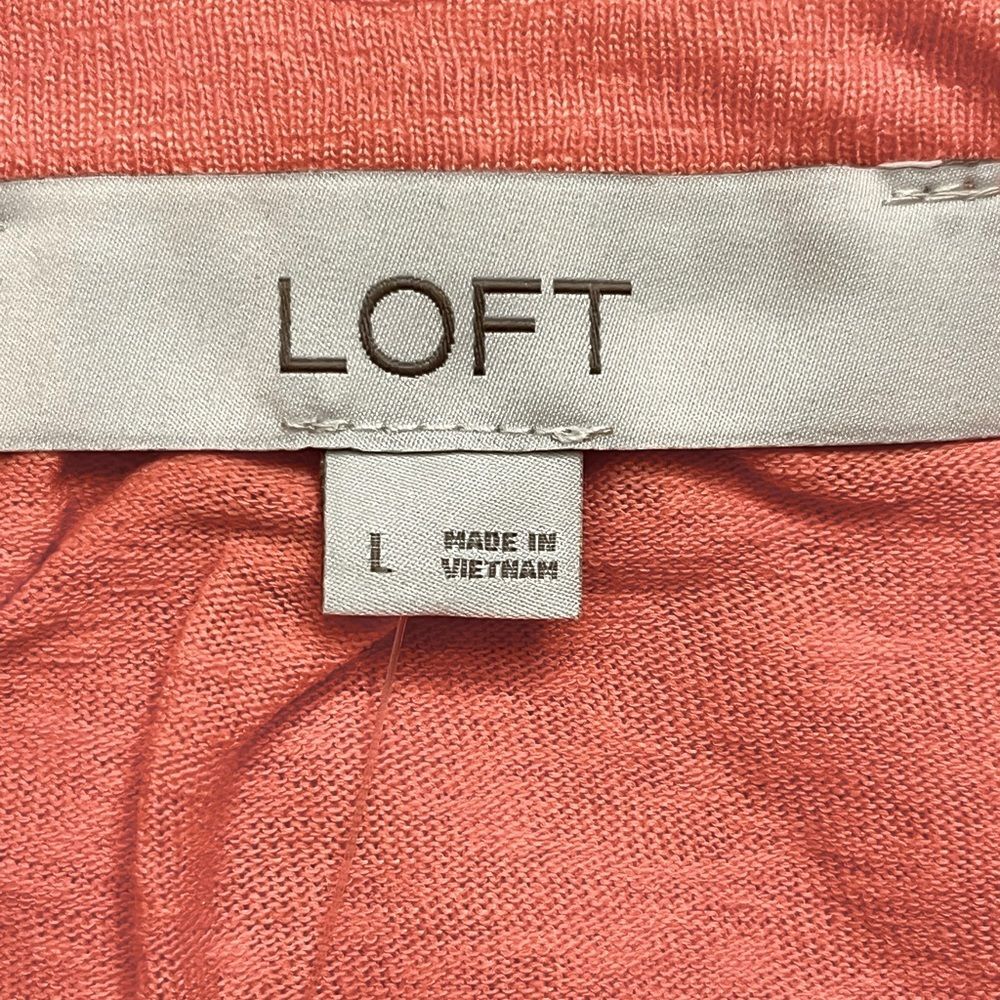 Loft Ruffle Bib Button Top - Picture 3 of 6